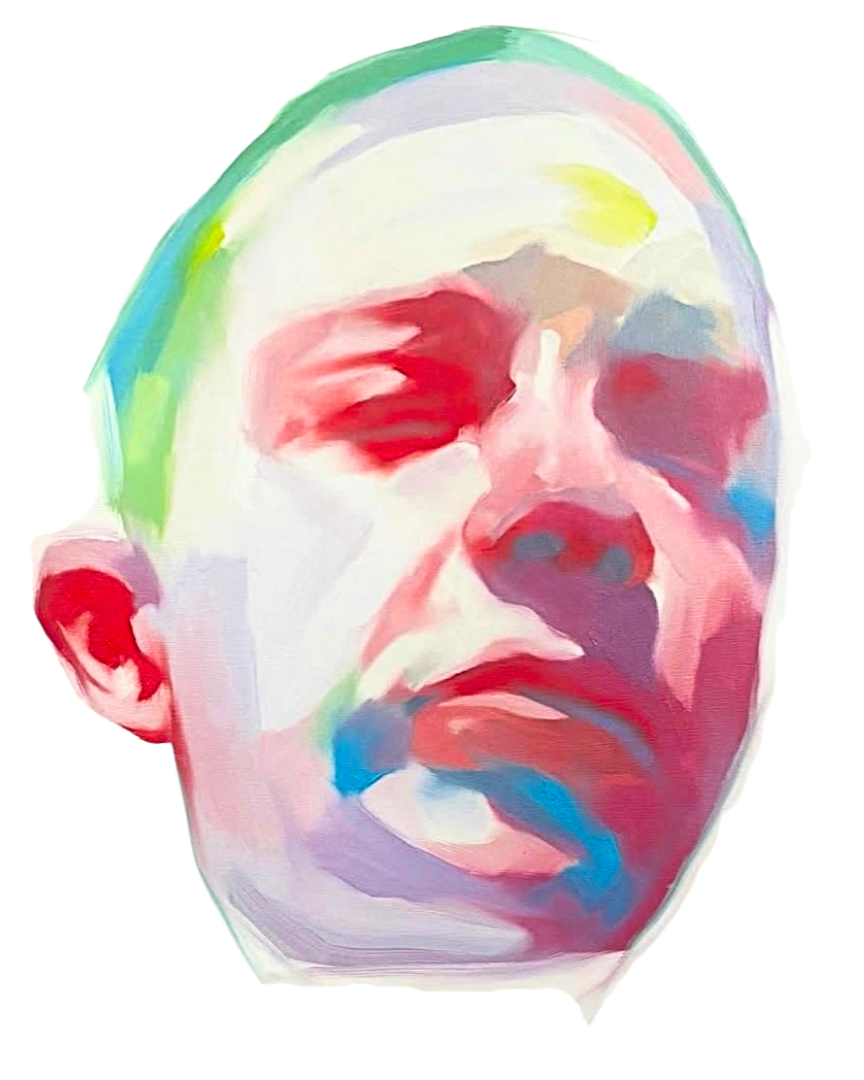 Online Video Course: Modern Colourful Acrylic Portraits