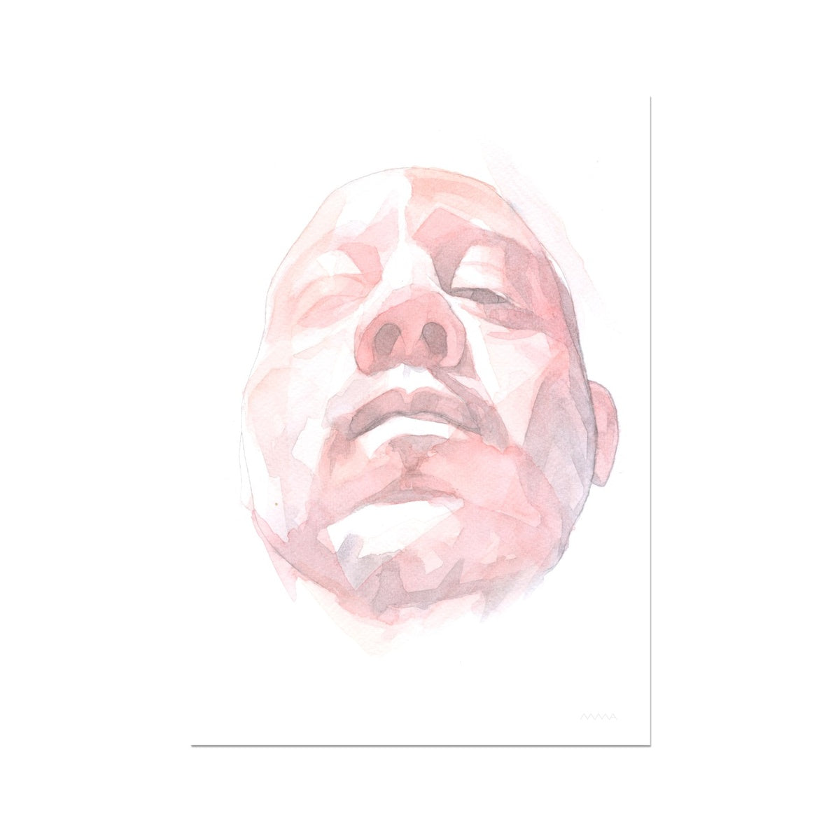 Abstract Watercolor Camilo 2 Portrait