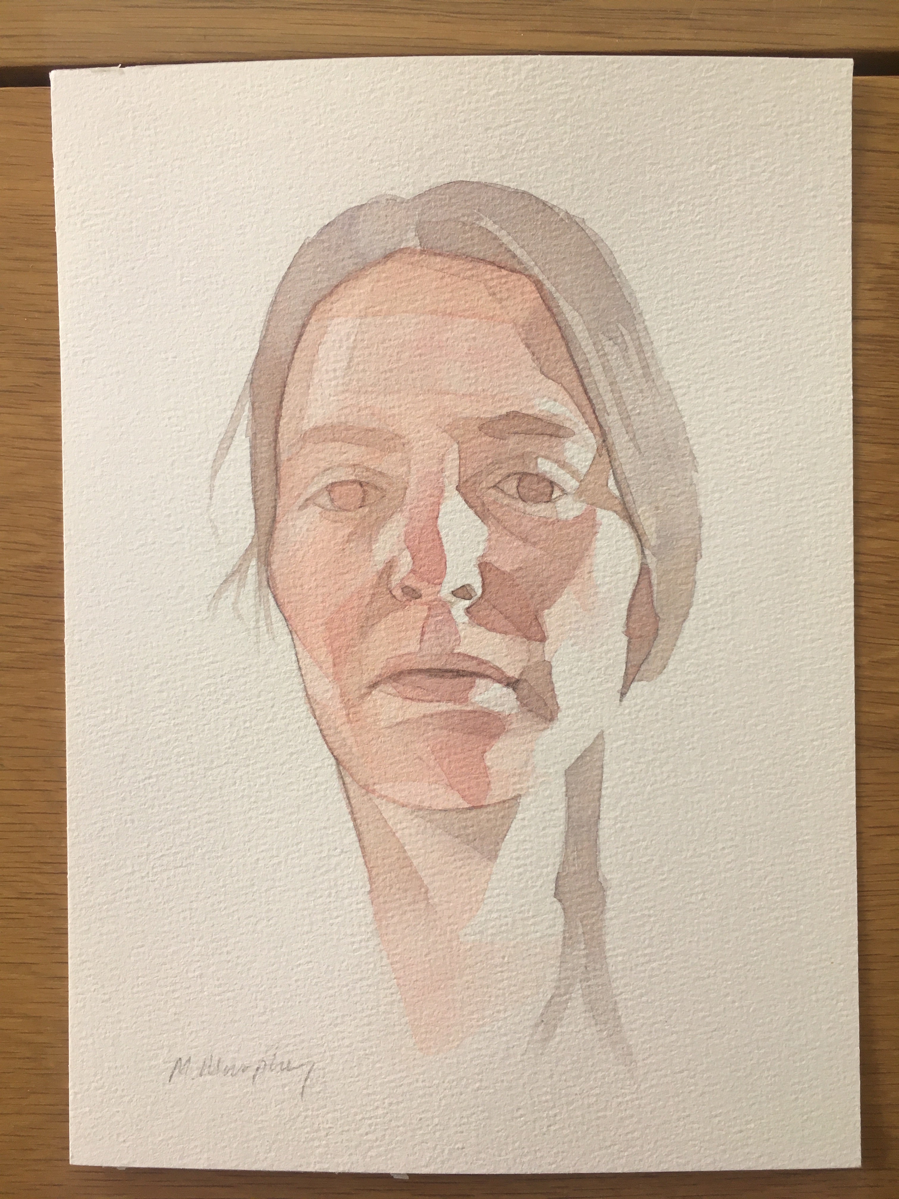 Abstract Watercolor Fabiola Painting