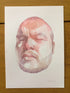 abstract watercolour portrait painting