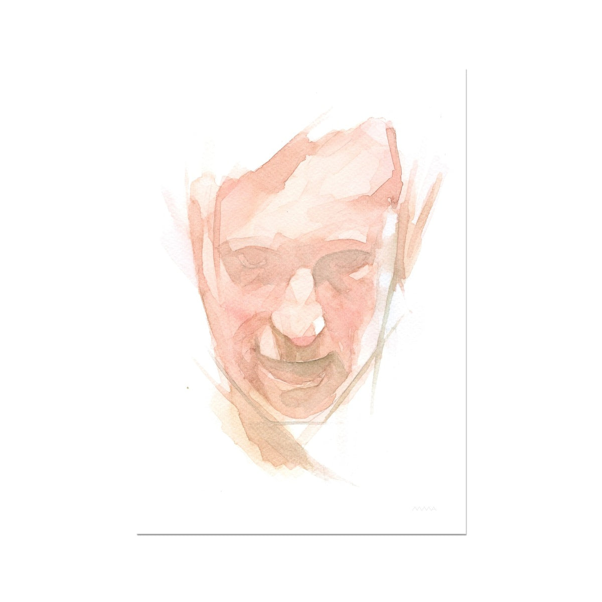 Abstract Watercolor Ignas Portrait