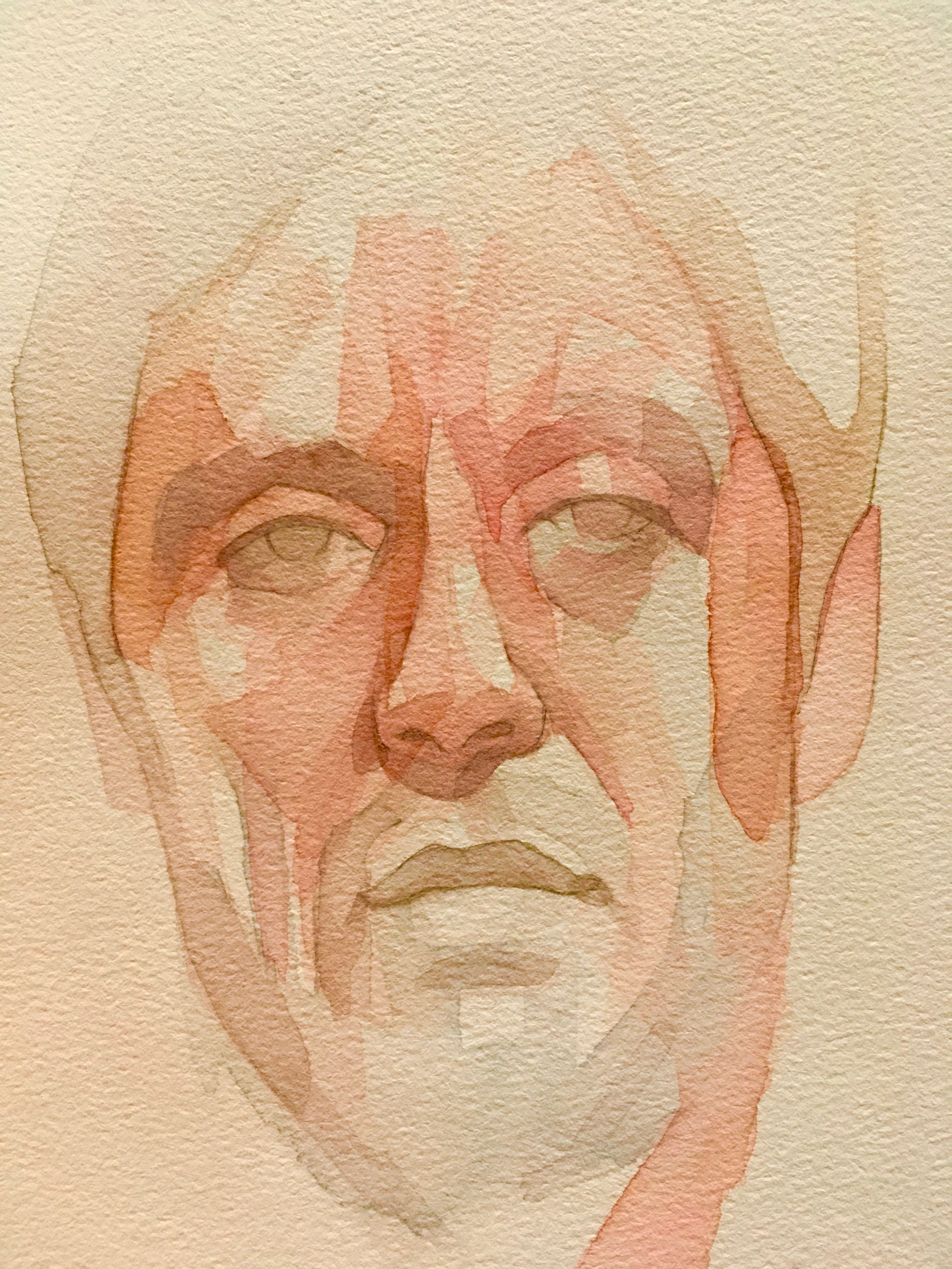 Tony Montana Original watercolour abstract portrait painting