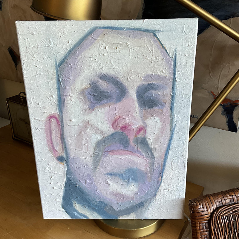 Portrait painted by a student