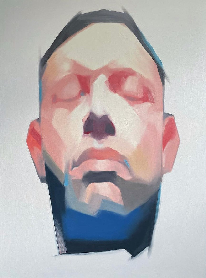 Untitled - Original oil portrait painting