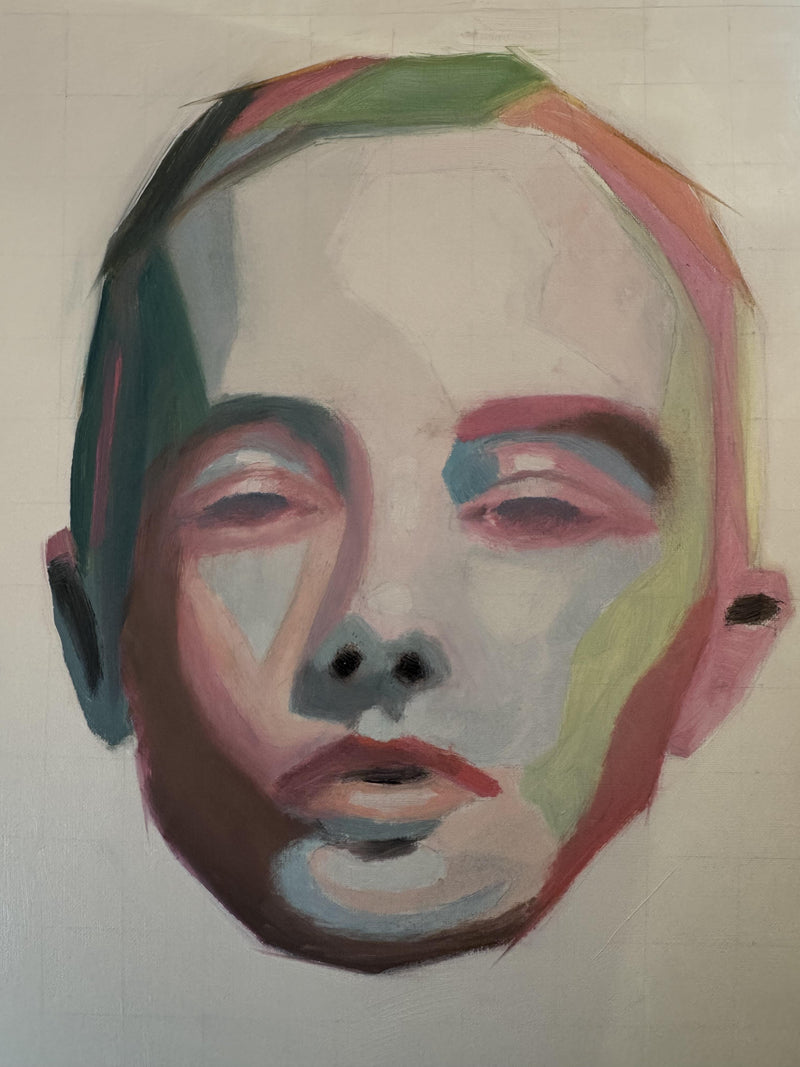 Portrait painted by a student