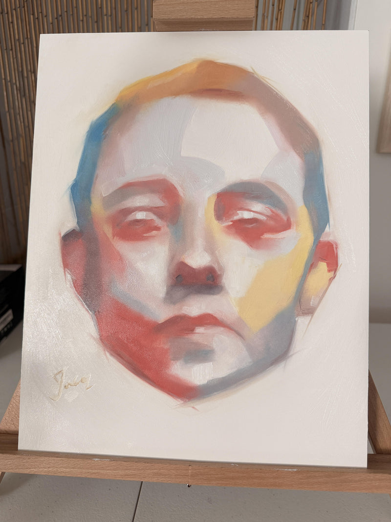 Portrait painted by a student