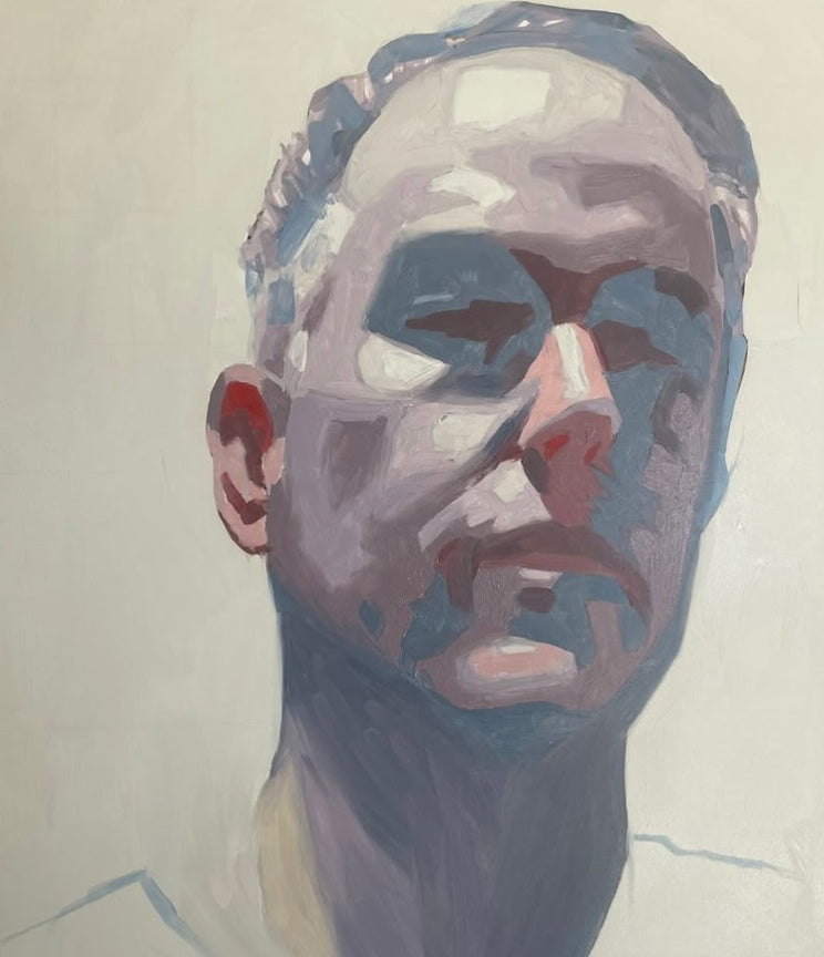 Portrait painted by a student