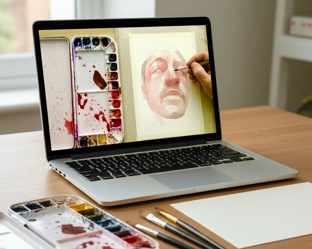Paint Vibrant Watercolour Portraits in 9 simple steps. – Matt Murphy Art