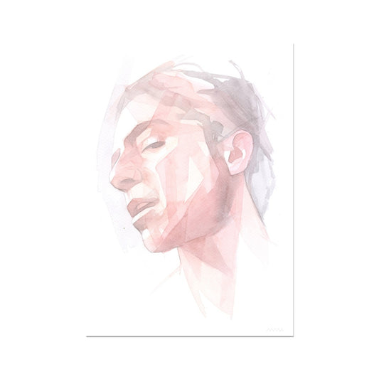 Abstract Watercolor Danni Portrait