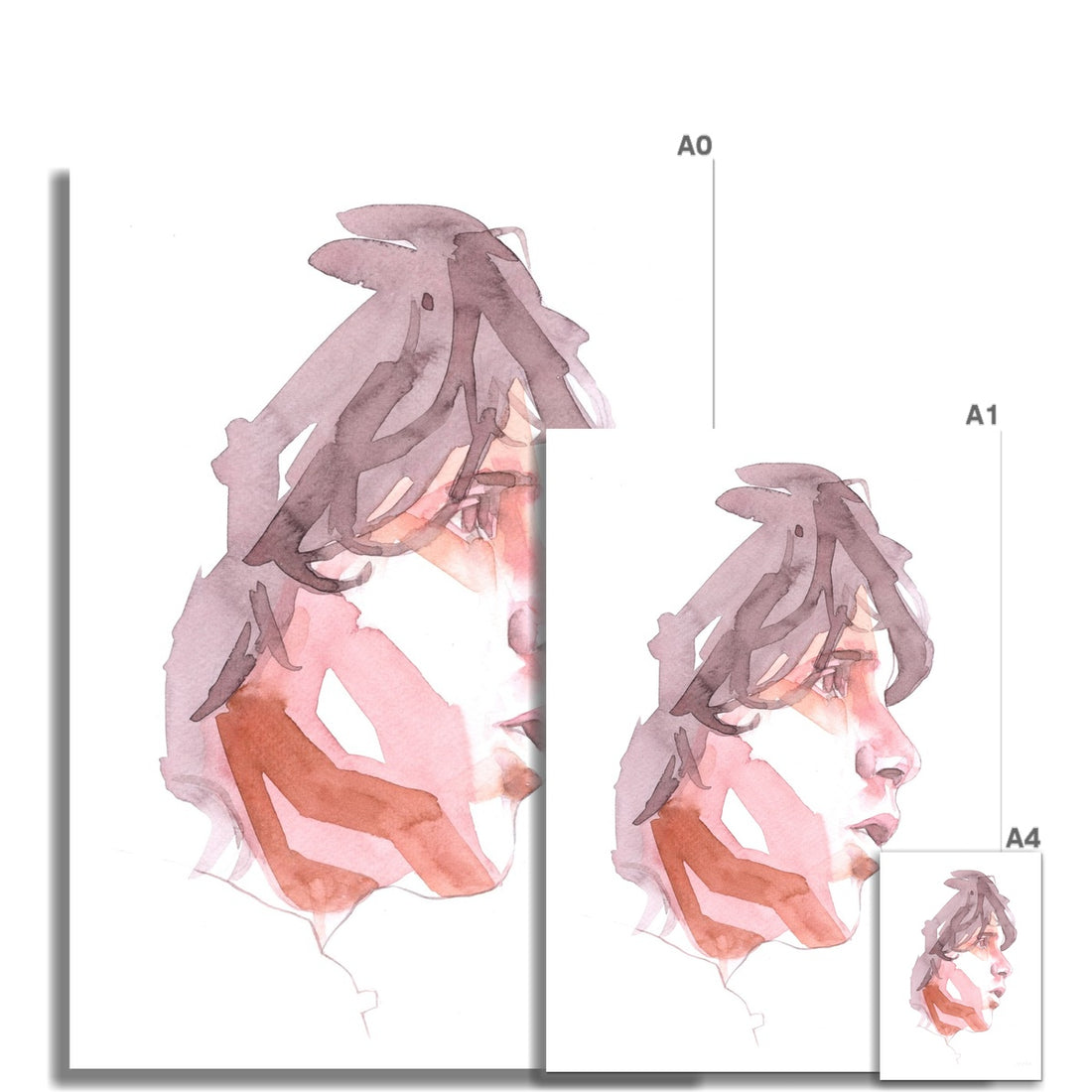 Abstract Jim Morrison Portrait