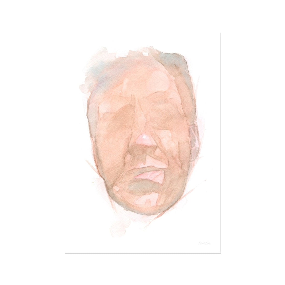 Abstract Watercolour Geth Portrait