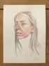 Abstract Fabiola Portrait Painting