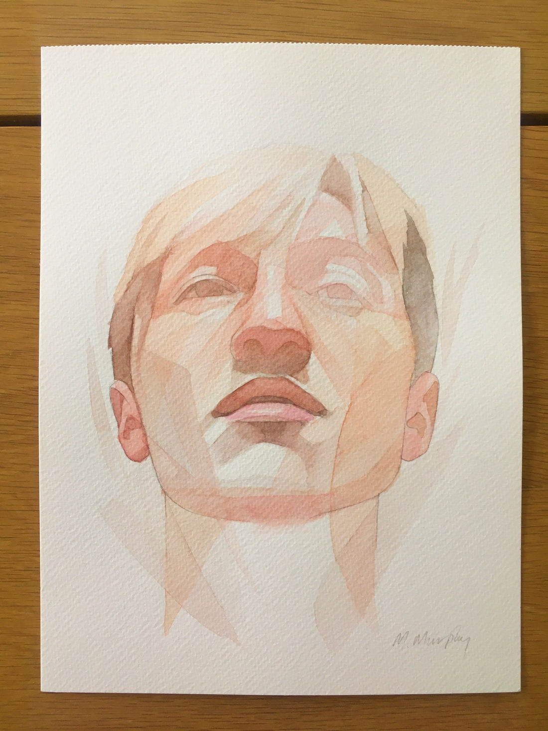 Abstract Jess Portrait Painting