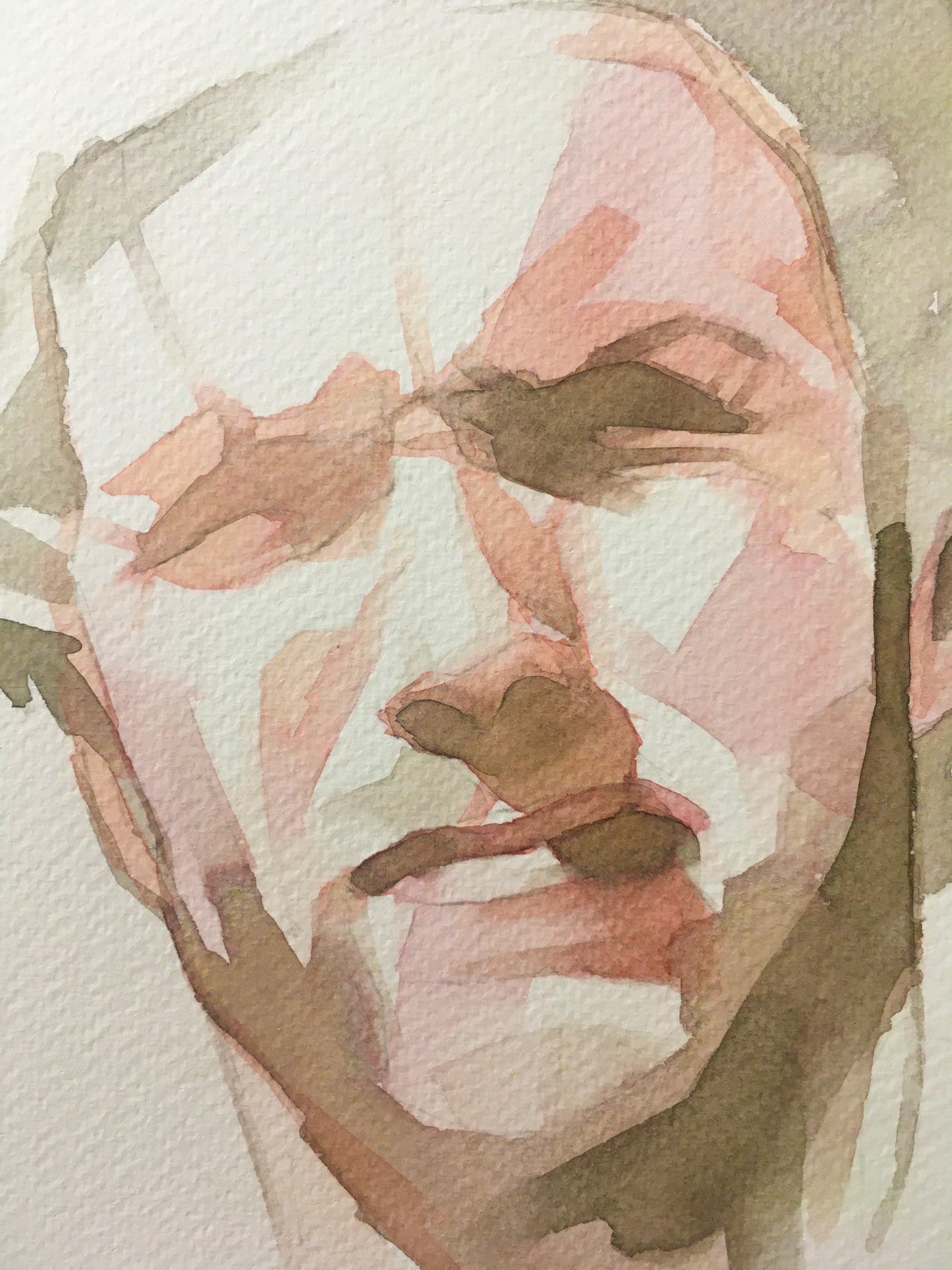 Abstract Clint Eastwood Painting