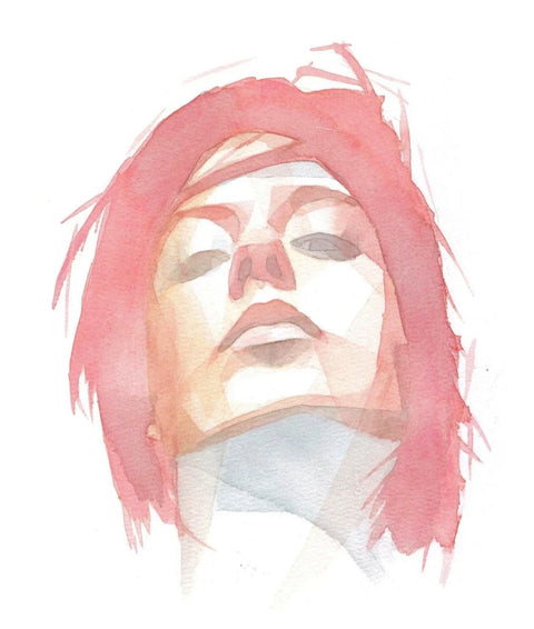 Watercolour portrait by Matt Murphy