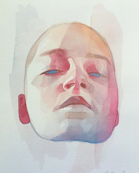 Watercolour portrait by Matt Murphy
