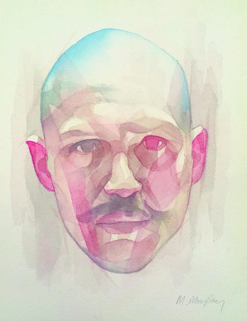 Watercolour portrait by Matt Murphy