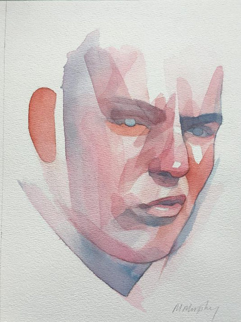 Watercolour portrait by Matt Murphy