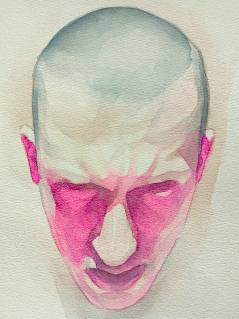 Watercolour portrait by Matt Murphy