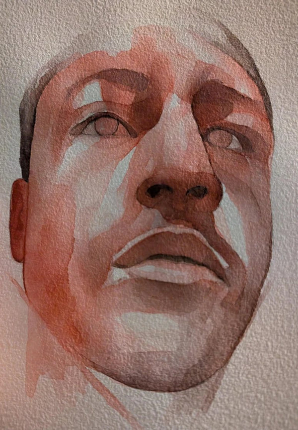 Portrait painted by a student