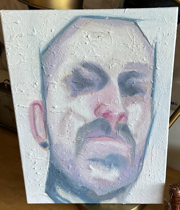 Portrait painted by a student